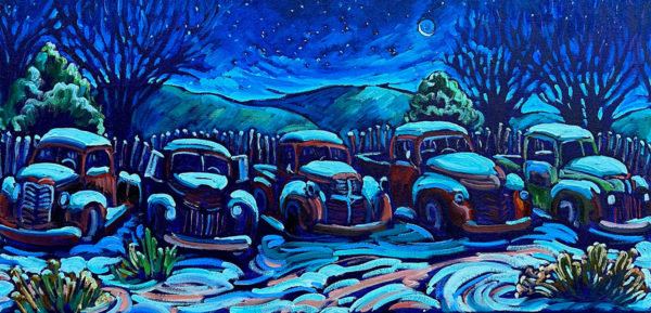 New Moon, Dark Night, Snow Trucks