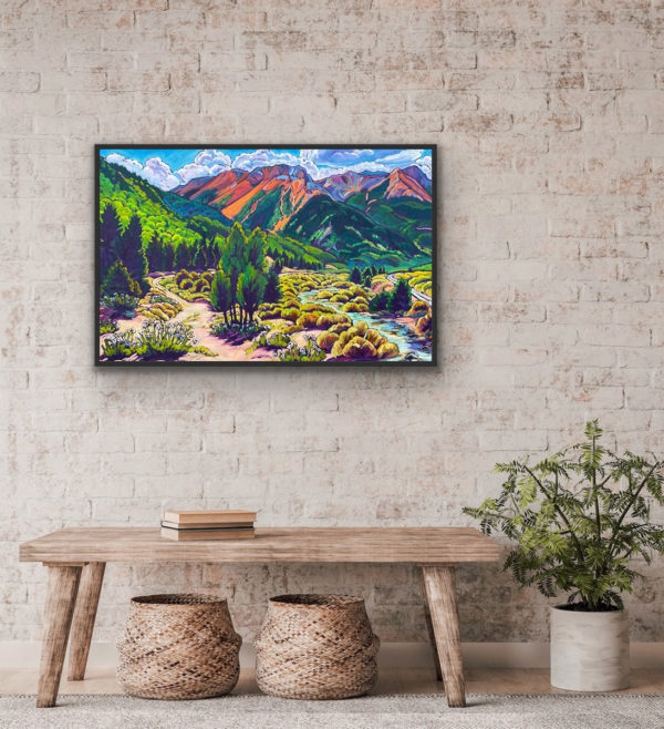 Red Mountain One and Two, Colorado 30x48