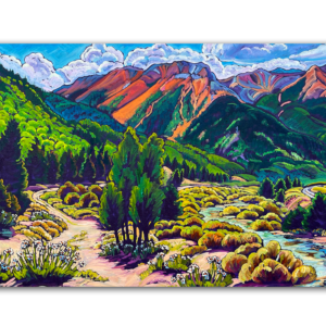 Red Mountain One and Two, Colorado 30x48
