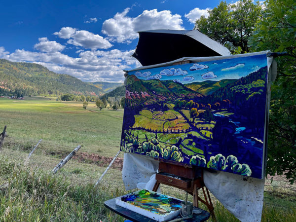 Redburn Ranch on the Dolores River, Colorado 30x48