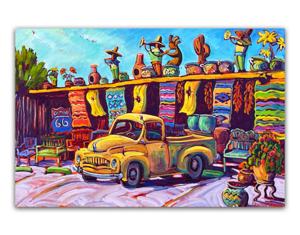 Ol' Yeller at Camino 66, 24x36 GICLEE Reproduction