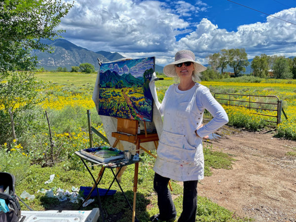 Yellow Flower Fields of Taos 24x36