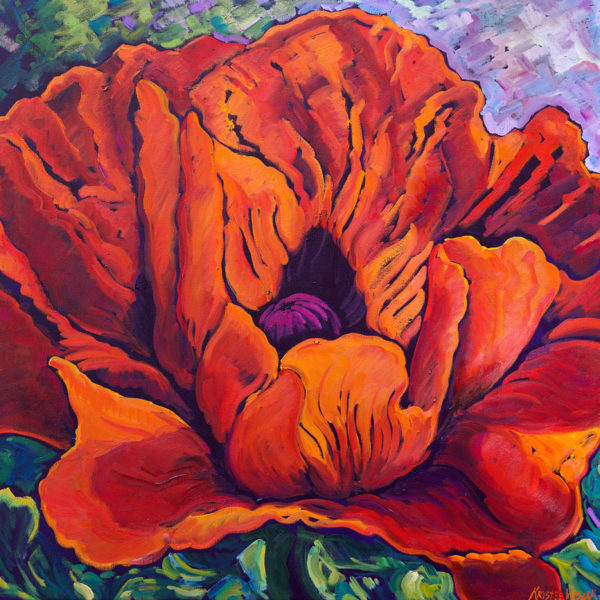 Poppyness 20x20 GICLEE Reproduction