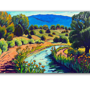 Summer, Bend in Acequia 24x48