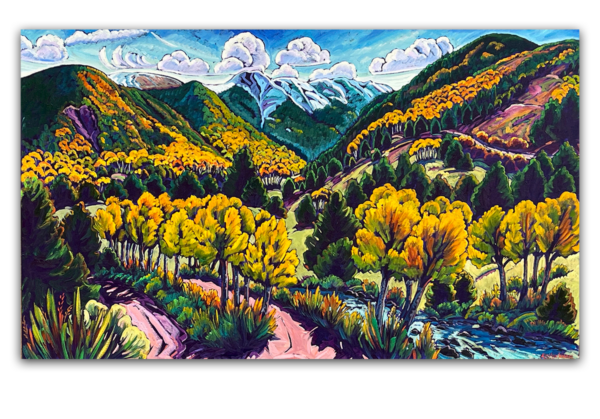 Taos Autumn Valley in 36x60