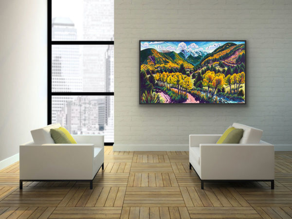 Taos Autumn Valley in 36x60