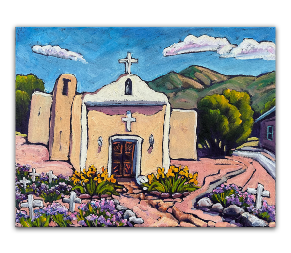 Golden Chapel, St Francis de Asis (Golden, NM) 14x18