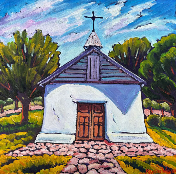 Sangre de Christo Chapel, Espanola, NM 16x16