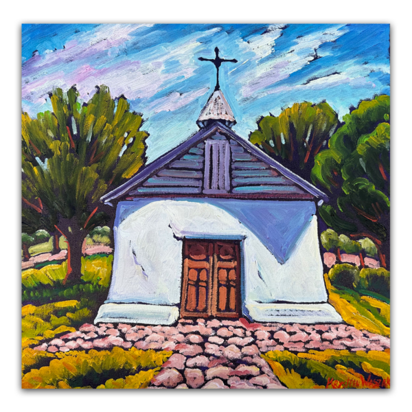 Sangre de Christo Chapel, Espanola, NM 16x16