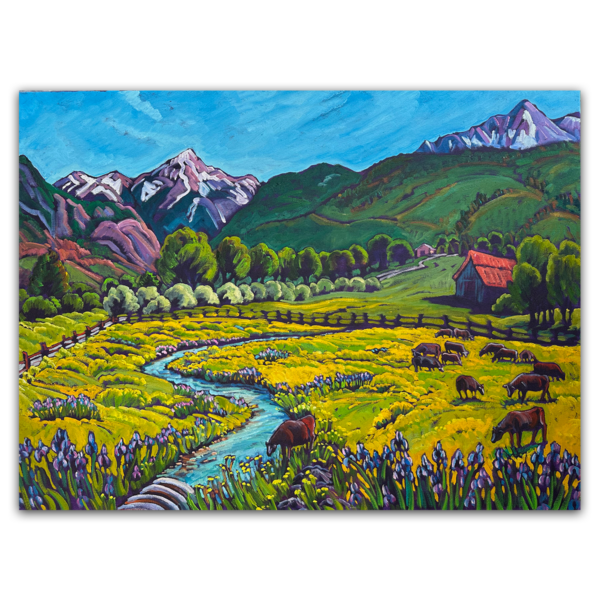 Uncompahgre Valley, Early Summer 30x40
