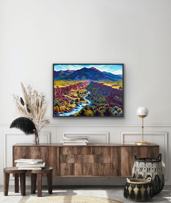 Bighorn Canyon 36 x 48 (Taos Mountain)