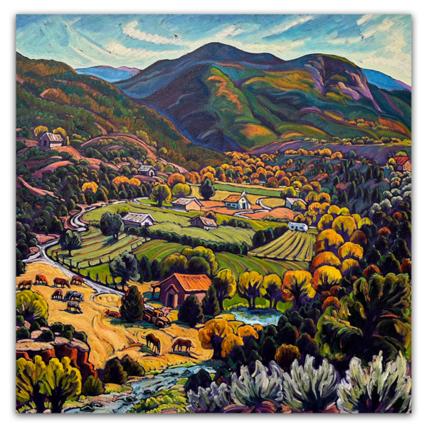 Autumn in Valdez Valley, NM 40 x 40