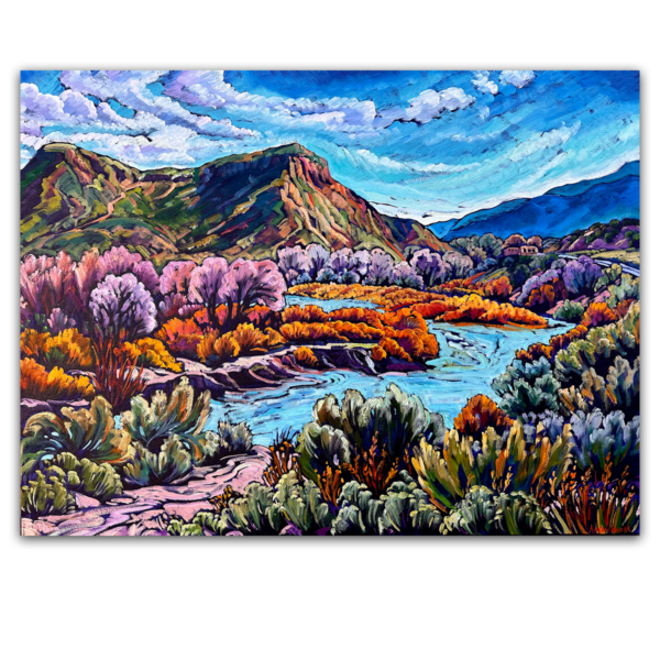 The Rio Grande at Pilar, NM 36x48