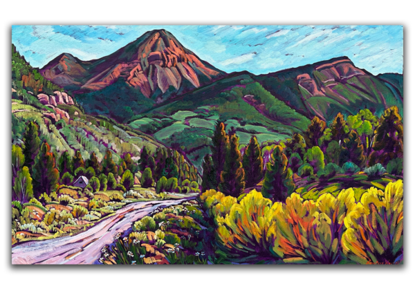 Engineer Mountain, Durango Colorado , Summer 30x48