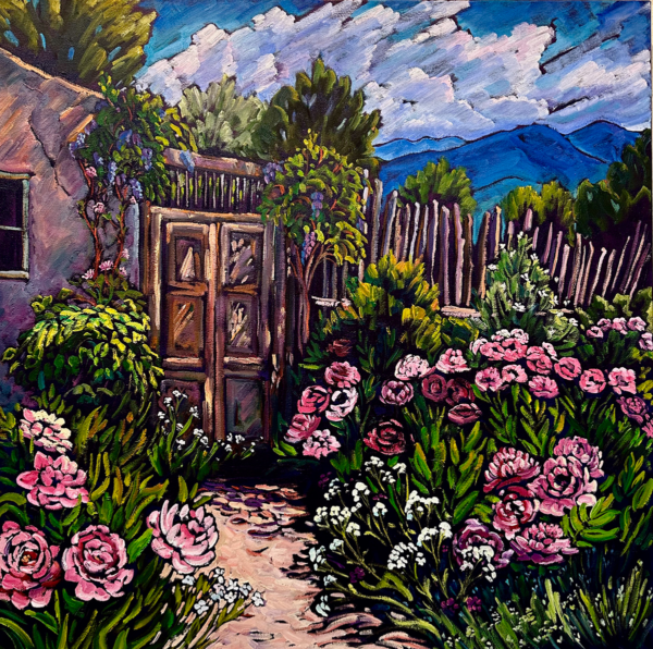 Taos Peony Garden 36x36