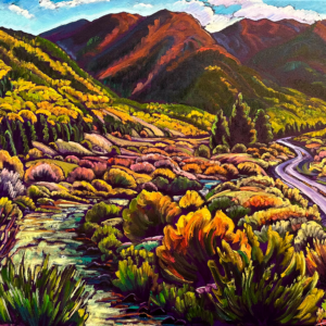 Deep Red Mountains, Ironton, CO 30x36