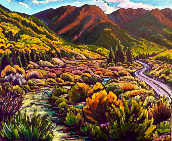 Deep Red Mountains, Ironton, CO 30x36