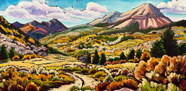 The Colors of Engineer Mountain 18x36