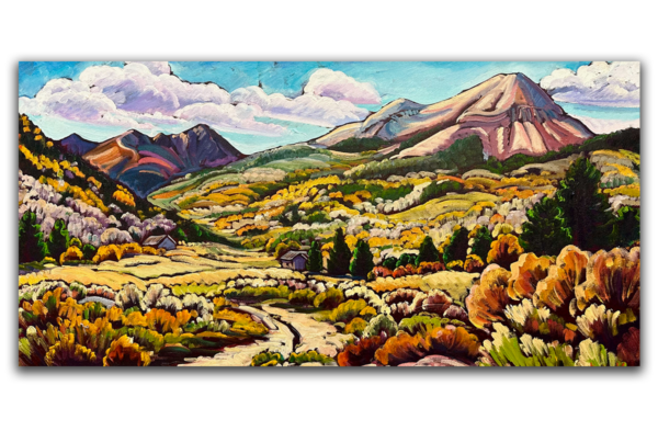 The Colors of Engineer Mountain 18x36