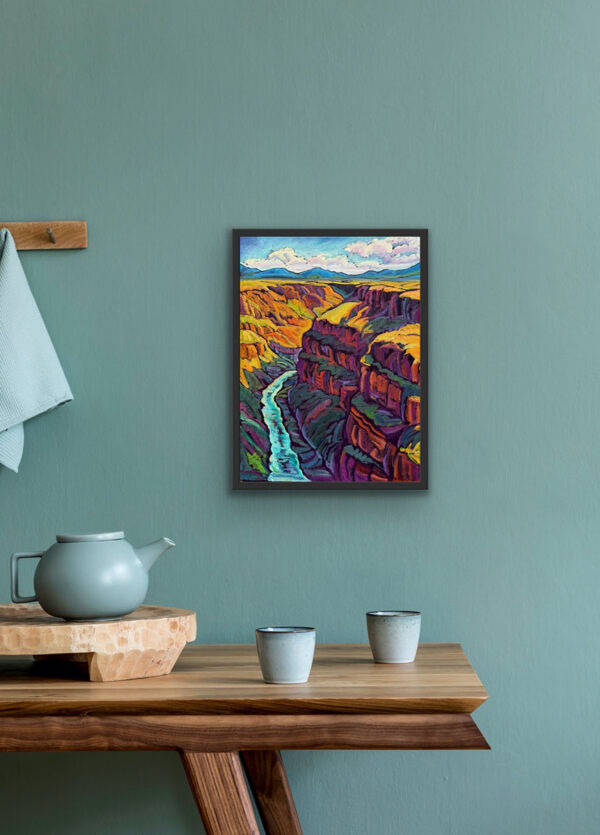 Deep Canyon River Cuts Through 18x24