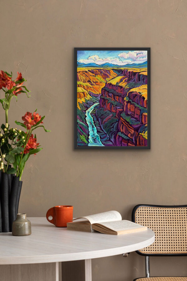 Deep Canyon River Cuts Through 18x24