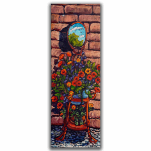 The Wash Basin Bouquet 12x36