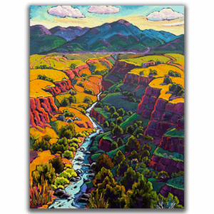 Wild Morning Canyon 30 x 40 Vertical