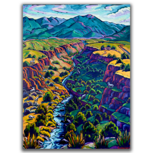Deep Canyon With Bighorns 36 x 48