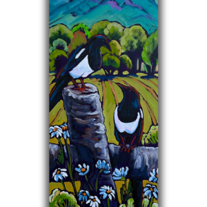 Summer Magpie Chatter 10 x 30