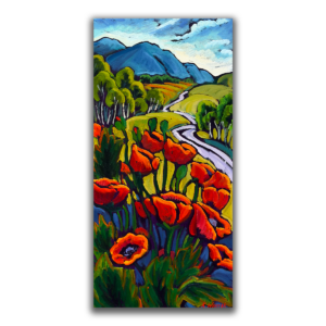 Mountain Poppies 10x20