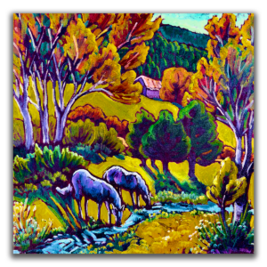 Mountain Meadow Stream 20 x 20