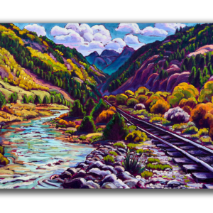Convergence of Many Things, Silverton CO 24x36