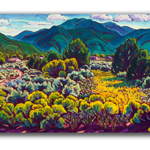 Wild Chamisa Garden, Late Summer 30x48